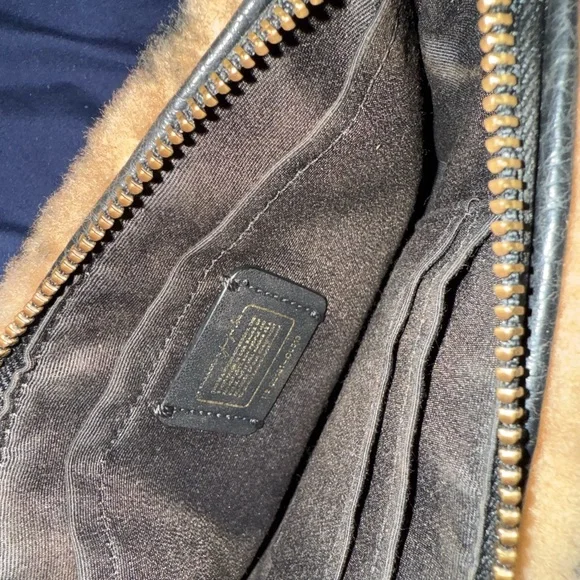 J Lo Coach special purse with Black and Brown fur Interior Bag - Picture 4 of 6